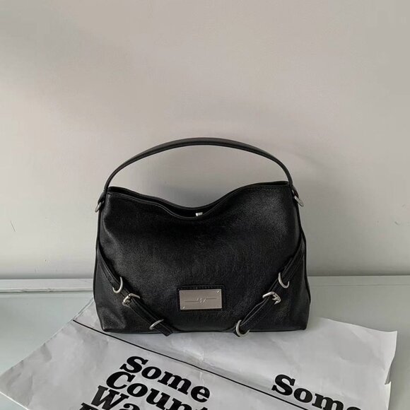 Lustro Luxe — Genuine Leather Bag with Adjustable Strap - Picture 1 of 8